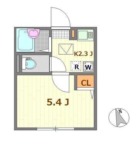 ノーザンロード武蔵境の物件間取画像